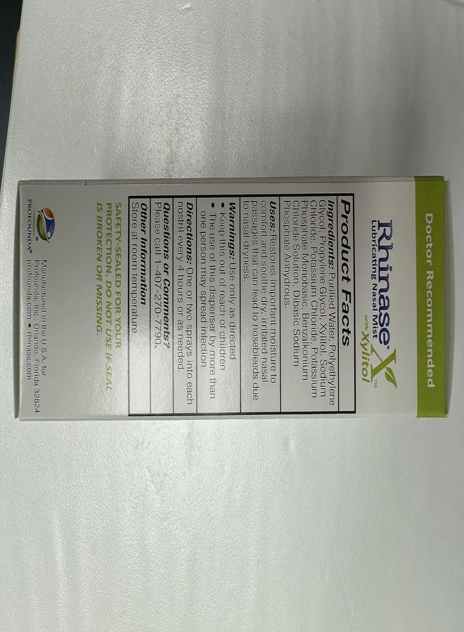 Rhinase X Mist 3 Pack with Dual wetting Agents, Dual Salts and Now xylitol to Offer The Best Option for a Healthy moisturized Nose. - Image 4